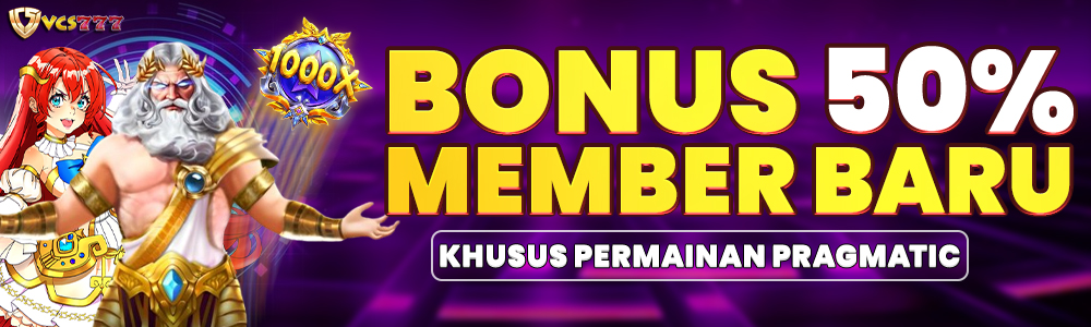 MEMBER BARU SLOT 50%